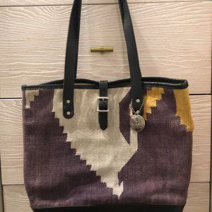 WILL Leather Goods | Leather Carpet Tote Bag